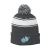 Stripe Pom Pom Beanie Thumbnail