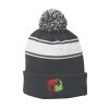 Stripe Pom Pom Beanie Thumbnail