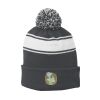 Stripe Pom Pom Beanie Thumbnail