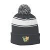 Stripe Pom Pom Beanie Thumbnail