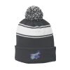 Stripe Pom Pom Beanie Thumbnail