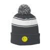 Stripe Pom Pom Beanie Thumbnail