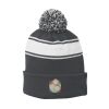 Stripe Pom Pom Beanie Thumbnail