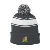 Stripe Pom Pom Beanie Thumbnail