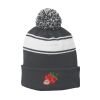 Stripe Pom Pom Beanie Thumbnail