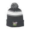 Stripe Pom Pom Beanie Thumbnail