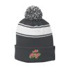 Stripe Pom Pom Beanie Thumbnail