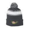 Stripe Pom Pom Beanie Thumbnail