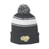 Stripe Pom Pom Beanie Thumbnail
