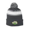 Stripe Pom Pom Beanie Thumbnail