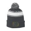 Stripe Pom Pom Beanie Thumbnail