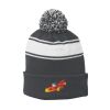 Stripe Pom Pom Beanie Thumbnail