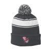 Stripe Pom Pom Beanie Thumbnail