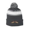 Stripe Pom Pom Beanie Thumbnail
