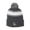 Stripe Pom Pom Beanie Thumbnail