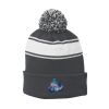 Stripe Pom Pom Beanie Thumbnail