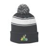 Stripe Pom Pom Beanie Thumbnail