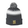 Stripe Pom Pom Beanie Thumbnail