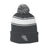 Stripe Pom Pom Beanie Thumbnail