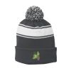 Stripe Pom Pom Beanie Thumbnail