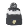 Stripe Pom Pom Beanie Thumbnail