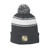 Stripe Pom Pom Beanie Thumbnail