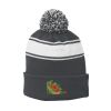 Stripe Pom Pom Beanie Thumbnail