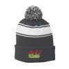 Stripe Pom Pom Beanie Thumbnail