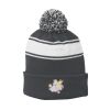 Stripe Pom Pom Beanie Thumbnail