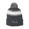 Stripe Pom Pom Beanie Thumbnail