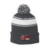 Stripe Pom Pom Beanie Thumbnail