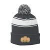 Stripe Pom Pom Beanie Thumbnail