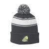 Stripe Pom Pom Beanie Thumbnail