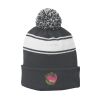Stripe Pom Pom Beanie Thumbnail