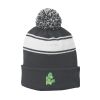 Stripe Pom Pom Beanie Thumbnail