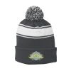 Stripe Pom Pom Beanie Thumbnail