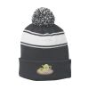 Stripe Pom Pom Beanie Thumbnail