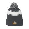 Stripe Pom Pom Beanie Thumbnail