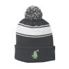 Stripe Pom Pom Beanie Thumbnail