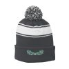 Stripe Pom Pom Beanie Thumbnail