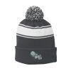 Stripe Pom Pom Beanie Thumbnail