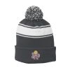Stripe Pom Pom Beanie Thumbnail