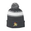 Stripe Pom Pom Beanie Thumbnail