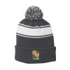 Stripe Pom Pom Beanie Thumbnail