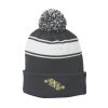 Stripe Pom Pom Beanie Thumbnail