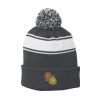 Stripe Pom Pom Beanie Thumbnail
