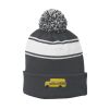 Stripe Pom Pom Beanie Thumbnail