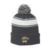Stripe Pom Pom Beanie Thumbnail