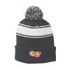 Stripe Pom Pom Beanie Thumbnail