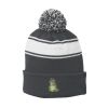 Stripe Pom Pom Beanie Thumbnail